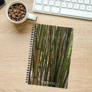 Green Bamboo Garden Stalks Botanical Notebook