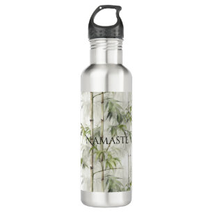 Green Bamboo Mindfulness Yoga 710 Ml Water Bottle