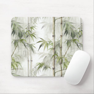 Green Bamboo Mouse Mat