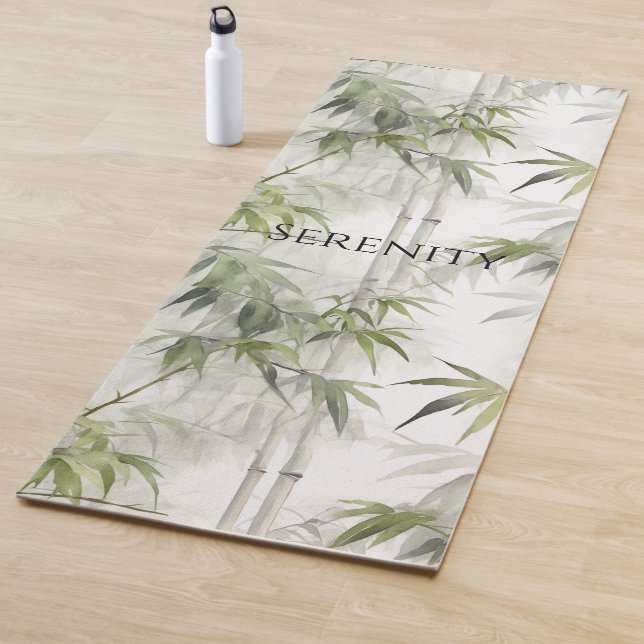 Green Bamboo Serenity Yoga Mat (In Situ)