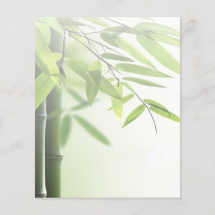 Green Bamboos/Spa Skin Care Massage Salon Flyer