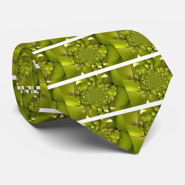 Green Banana Kaleidoscope Art Print/Graphic Tie (Rolled)