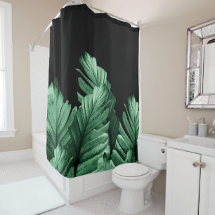 Green Banana Leaves Dream #2 Shower Curtain
