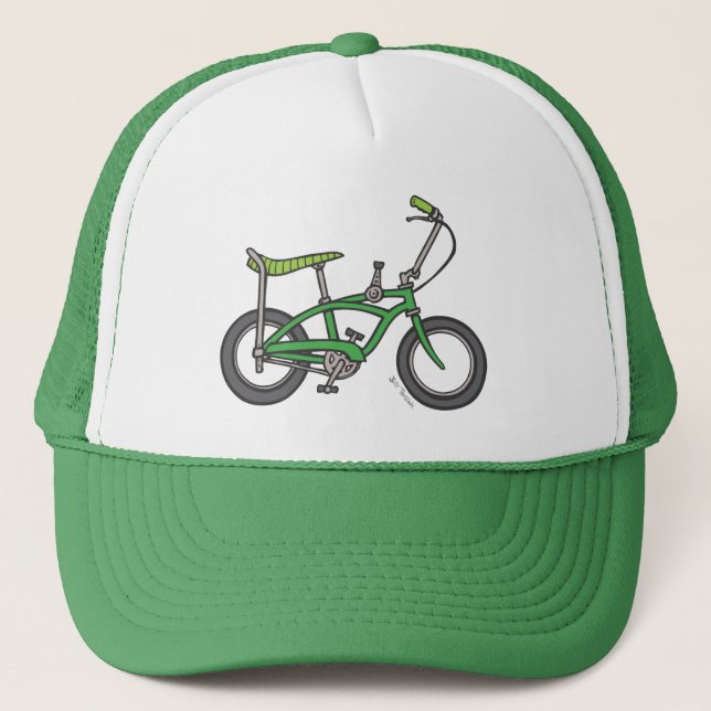 Green Banana Seat Bike Hat (Front)