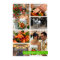 Green band 6 multi photo collage memories keepsake