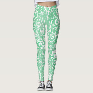 Green Bandanna Leggings