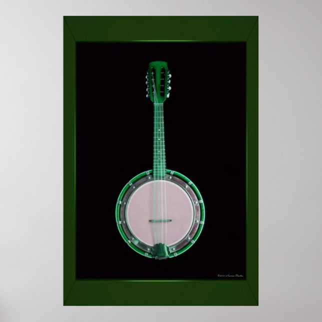 Green Banjo Print (Front)