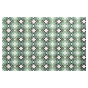 green barrel cactus diamond pattern fabric