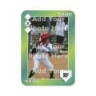 Green Baseball Trading Card - Custom Stats