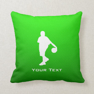 Green Basketball Cushion