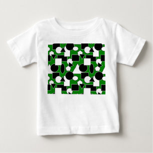 Green Bauhaus Collage Baby T-Shirt