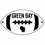 Green Bay Football Theme Standing Photo Sculpture<br><div class="desc">Green Bay Football Theme</div>