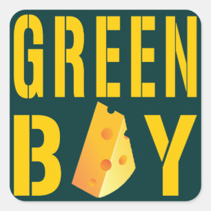 Green Bay Square Sticker