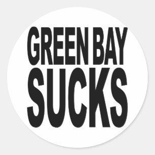 Green Bay Sucks Classic Round Sticker