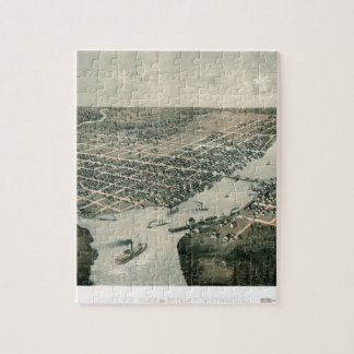 Green Bay Wisconsin 1867 Jigsaw Puzzle