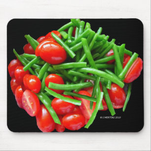 Green Bean and Tomatoes Mouse Mat