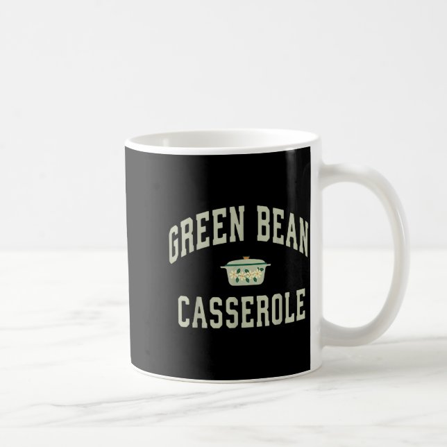 Green Bean Cerole Funny Thanksgiving  Coffee Mug (Right)