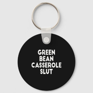 Green Bean Cerole Irreverent Funny Adult Humor S  Key Ring