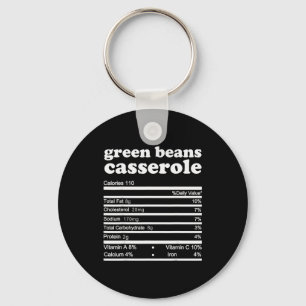 Green Bean Cerole Nutrition Facts Thanksgiving Nut Key Ring