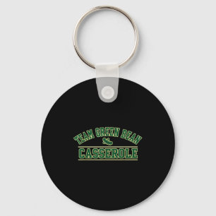 Green Bean Cerole Team Thanksgiving Foodie Srts Fu Key Ring