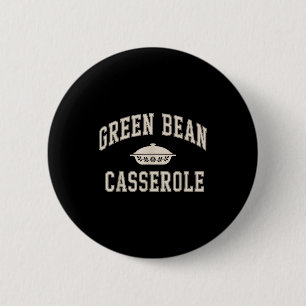 Green Bean Cerole Thanksgiving 6 Cm Round Badge