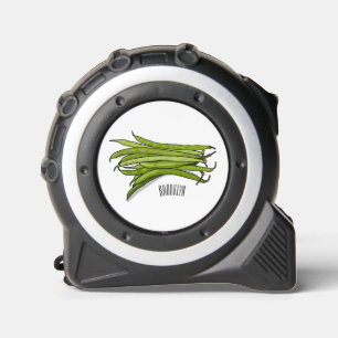 Green beans cartoon illustration 1
