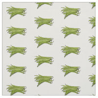 Green beans cartoon illustration