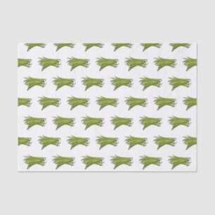 Green beans cartoon illustration  tissue paper