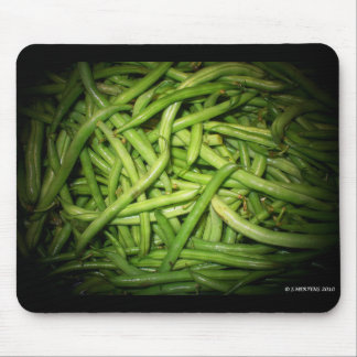 Green Beans in Spotlight Mouse Mat
