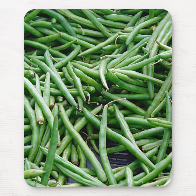 Green Beans Mouse Mat (Front)