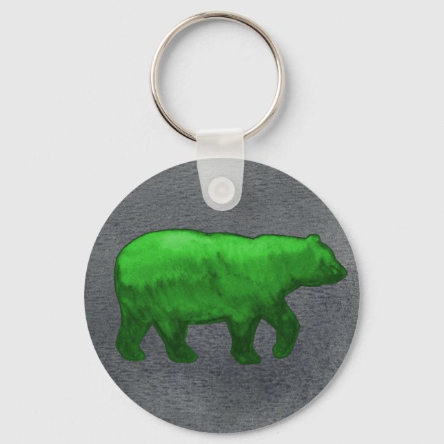 Green Bear Keychain (Front)