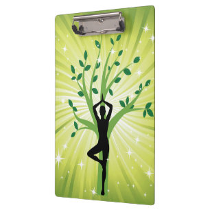 Green beautiful healer yoga yogi chakra energy chi clipboard