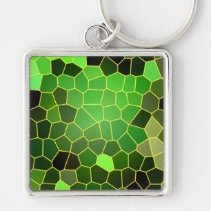 Green Bee Hive Keychain