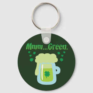 Green Beer Key Ring