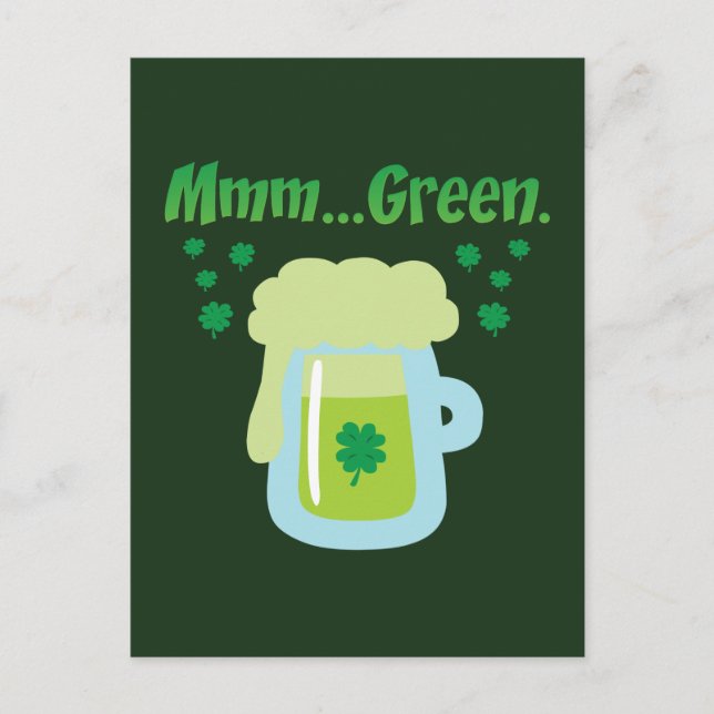 Green Beer Postcard (Front)
