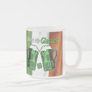 Green Beer St. Patrick's Day Irish Flag Mug