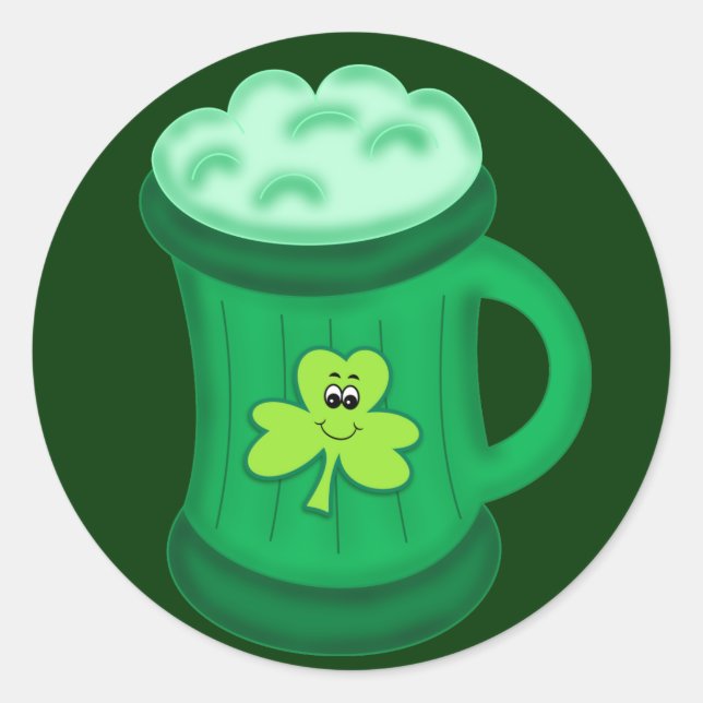 Green Beer sticker (Front)