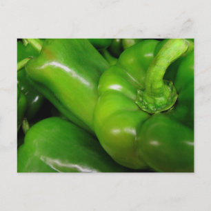 Green Bell Peppers Gift Range Postcard