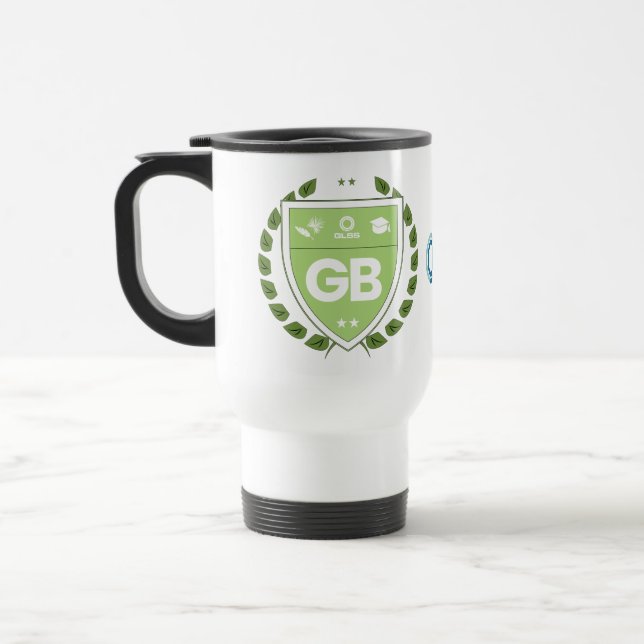 Green Belt Certified - GLSS.app Travel Mug (Left)