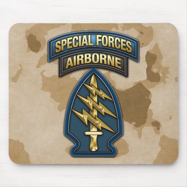 Green Berets SSI Special Edition Mouse Mat (Front)