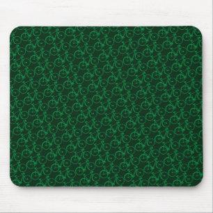 green bicycle . biking cool mouse mat