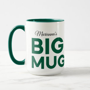 Green Big Mug   Huge Mug   Script Custom Name