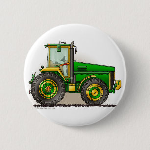 Green Big Tractor Pins