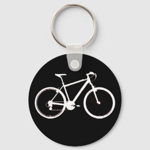 green bike - cycling key ring