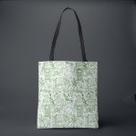 Green Biology Pattern Tote Bag<br><div class="desc">This design features a pattern of various images related to biology and medical field.</div>