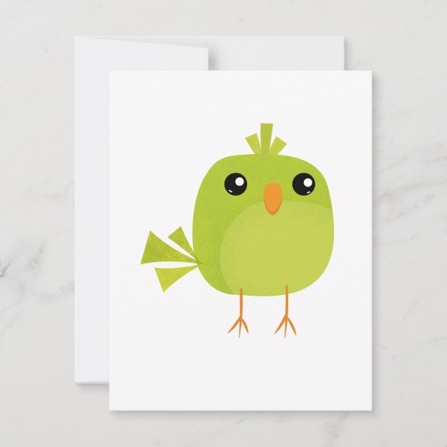 Green Bird   Card (Front)