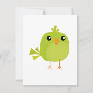 Green Bird   Card