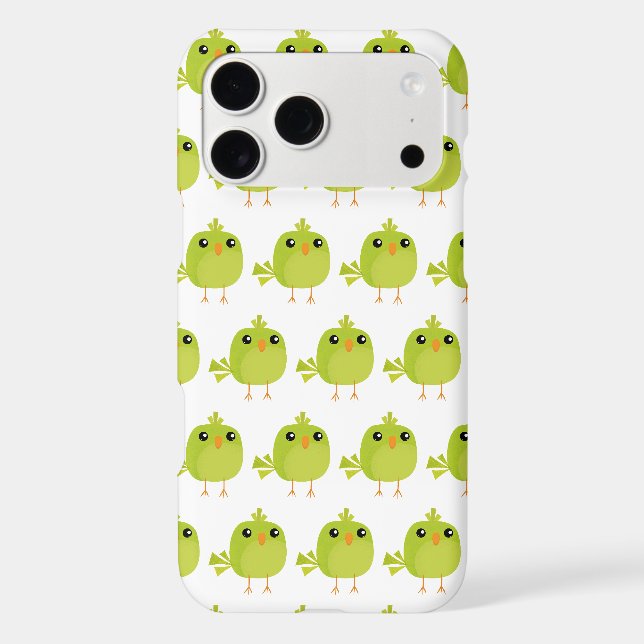Green Bird Cartoon  (Back)