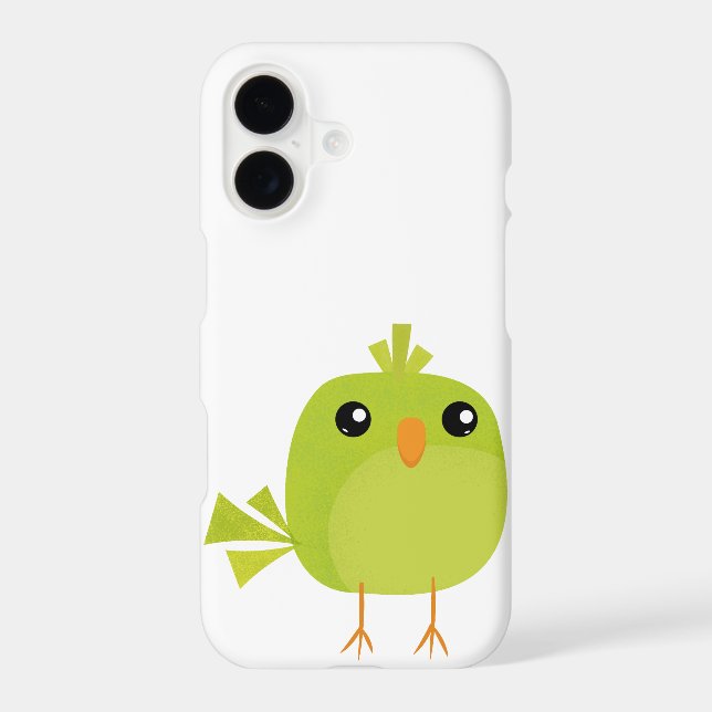 Green Bird Cartoon   (Back)