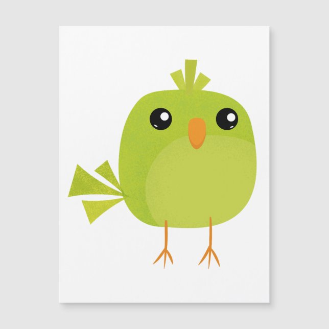 Green Bird Cartoon   (Front)
